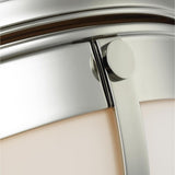 Logan Large Flush Mount by TOB by Thomas O'Brien, Finish: Nickel Polished, Aged Iron, , | Casa Di Luce Lighting