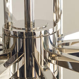 Beckham Modern Chandelier by TOB by Thomas O'Brien, Finish: Nickel Polished, Burnished Brass, Size: Medium, Large, | Casa Di Luce Lighting