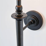 Capri Torch Wall Light by TOB by Thomas O'Brien, Finish: Nickel Polished, Aged Iron, , | Casa Di Luce Lighting