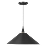 Capri Wide Pendant by TOB by Thomas O'Brien, Finish: Aged Iron, Burnished Brass, AN - Antique Nickel, , | Casa Di Luce Lighting