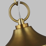 Arlett Pendant by TOB by Thomas O'Brien, Finish: Burnished Brass, Midnight Black, , | Casa Di Luce Lighting