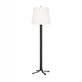 Logan Floor Lamp by TOB by Thomas O'Brien, Finish: Nickel Polished, Aged Iron, , | Casa Di Luce Lighting