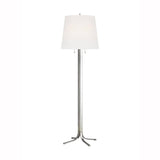 Logan Floor Lamp by TOB by Thomas O'Brien, Finish: Nickel Polished, Aged Iron, , | Casa Di Luce Lighting