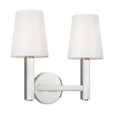 Logan Light Vanity by TOB by Thomas O'Brien, Finish: Nickel Polished, Aged Iron, Number of Lights: 2, 3, | Casa Di Luce Lighting