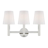 Logan Light Vanity by TOB by Thomas O'Brien, Finish: Nickel Polished, Aged Iron, Number of Lights: 2, 3, | Casa Di Luce Lighting