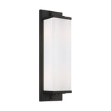 Logan Rectangular Wall Sconce by TOB by Thomas O'Brien, Finish: Nickel Polished, Aged Iron, Size: Small, Large, | Casa Di Luce Lighting