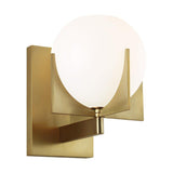 Abbott Wall Sconce by Feiss by Generation Lighting, Finish: BB - Burnished Brass, , | Casa Di Luce Lighting