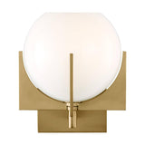 Abbott Wall Sconce by Feiss by Generation Lighting, Finish: BB - Burnished Brass, Nickel Polished, , | Casa Di Luce Lighting