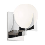 Abbott Wall Sconce by Feiss by Generation Lighting, Finish: Nickel Polished, , | Casa Di Luce Lighting