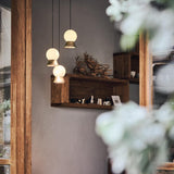 Fuji LED Mini Pendant Light by Seed Design, Finish: Matt Black, Matt Brass, , | Casa Di Luce Lighting