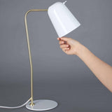 Dobi Table Lamp by Seed Design, Finish: Black/Copper, White/Brass, , | Casa Di Luce Lighting