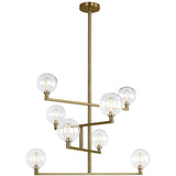 Gambit Chandelier by Tech Lighting, Finish: Brass Aged, Light Option: Incandescent, | Casa Di Luce Lighting