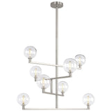 Gambit Chandelier by Tech Lighting, Finish: Brass Aged, Nickel Satin, Light Option: Incandescent, LED, | Casa Di Luce Lighting