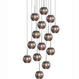 Gemma 14 Light Suspension by Viso, Color: Amber, , | Casa Di Luce Lighting