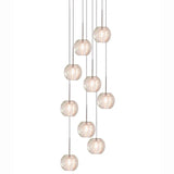 Gemma 9 Light Suspension by Viso, Color: Smoke, , | Casa Di Luce Lighting