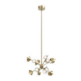 Geode LED Chandelier by Kuzco, Color: Brushed Bronze-Kuzco, Size: Small, | Casa Di Luce Lighting