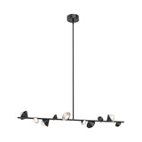 Geode Linear Pendant Light by Kuzco, Color: Black, , | Casa Di Luce Lighting