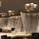 Giass Ceiling Light by Kundalini, Finish: White, Smoky Grey, Size: Giass 25, Giass 30, Giass 40, Giass 50, | Casa Di Luce Lighting