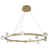 Stella Circle Chandelier - Casa Di Luce