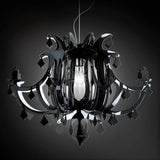 Ginetta Chandelier by Slamp, Color: Gold, Black, Silver, White, , | Casa Di Luce Lighting