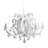 Ginetta Chandelier by Slamp, Color: Gold, Black, Silver, White, , | Casa Di Luce Lighting