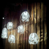 Goccia Pendant Light by Slamp, Color: Aqua-Slamp, Fire-Slamp, Opal-Slamp, Jet-Slamp, Snow-Slamp, Tetra-Slamp, Prisma-Slamp, , | Casa Di Luce Lighting