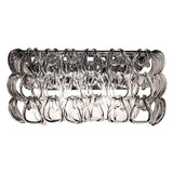 Giogali AP 2 Wall Light by Vistosi, Color: Crystal/Transparent - Vistosi, Crystal/Silver - Vis, Crystal/Amber - Vis, Crystal/Bronze - Vis, Crystal/Smokey - Vis, Crystal/Black Nickel - Vistosi, Crystal/Gold - Vistosi, Crystal/Copper - Vistosi, White, Black, Finish: Bronze, Chrome, | Casa Di Luce Lighting