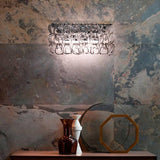 Giogali AP 2 Wall Light by Vistosi, Color: Crystal/Transparent - Vistosi, Crystal/Silver - Vis, Crystal/Amber - Vis, Crystal/Bronze - Vis, Crystal/Smokey - Vis, Crystal/Black Nickel - Vistosi, Crystal/Gold - Vistosi, Crystal/Copper - Vistosi, White, Black, Finish: Bronze, Chrome, | Casa Di Luce Lighting