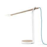 Gravy LED Desk Lamp by Koncept, Finish: Silver, White Matte, Wood Color: Maple-Cerno, White Oak, Walnut-LZF, | Casa Di Luce Lighting