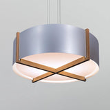 Brushed Aluminium Plura Pendant Light by Cerno