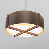 Distressed Brass Plura Pendant Light by Cerno
