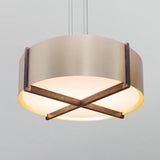 Brushed Rose Gold Plura Pendant Light by Cerno