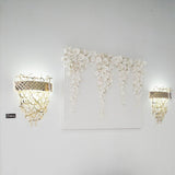 Groovy Wall Sconce by IDL, Finish: Velvet White/Pure Steel-IDL, Velvet White/Light Gold-IDL, Velvet Black/Pure Steel-IDL, Velvet Black/Light Gold-IDL, Black Leaf/Pure Steel-IDL, Black Leaf/Light Gold-IDL, Pure Steel-IDL, Light Gold-IDL, , | Casa Di Luce Lighting