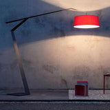 Grus Floor Lamp by Lumen Center Italia by Lumen Center Italia, Finishes: Graphite Grey, Pearl Grey, Diffuser: White, Cognac, Red Wine, Sage, | Casa Di Luce Lighting