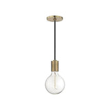 Ava Mini Pendant by Mitzi, Finish: Brass Aged, Nickel Polished, Old Bronze-Mitzi, Polished Copper-Mitzi, , | Casa Di Luce Lighting