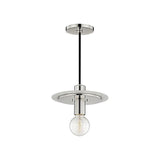 Milo Pendant by Mitzi, Color: Black, White, Finish: Brass Aged, Nickel Polished, Size: Small, Large | Casa Di Luce Lighting