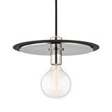 Milo Pendant by Mitzi, Color: Black, White, Finish: Brass Aged, Nickel Polished, Size: Small, Large | Casa Di Luce Lighting