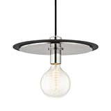 Milo Pendant by Mitzi, Color: Black, White, Finish: Brass Aged, Nickel Polished, Size: Small, Large | Casa Di Luce Lighting