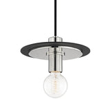 Milo Pendant by Mitzi, Color: Black, White, Finish: Brass Aged, Nickel Polished, Size: Small, Large | Casa Di Luce Lighting