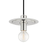 Milo Pendant by Mitzi, Color: Black, White, Finish: Brass Aged, Nickel Polished, Size: Small, Large | Casa Di Luce Lighting