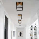 Aira Flushmount by Mitzi, Finish: Aged Brass/Black-Mitzi, Polished Nickel/Black-Mitzi, Size: Small, Large, | Casa Di Luce Lighting