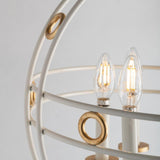 Jade Chandelier by Mitzi, Finish: Gold Leaf, Gold Leaf/Cream-Mitzi, Gold Leaf/Navy-Mitzi, Size: Small, Large, | Casa Di Luce Lighting