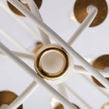 Jade Chandelier by Mitzi, Finish: Gold Leaf, Gold Leaf/Cream-Mitzi, Gold Leaf/Navy-Mitzi, Size: Small, Large, | Casa Di Luce Lighting