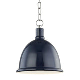 Blair Pendant by Mitzi, Finish: Aged Brass/Cream-Mitzi, Aged Brass/Pink-Mitzi, Polished Nickel/Navy-Mitzi, Polished Nickel/Mint-Mitzi, Size: Small, Large, | Casa Di Luce Lighting