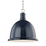 Blair Pendant by Mitzi, Finish: Aged Brass/Cream-Mitzi, Aged Brass/Pink-Mitzi, Polished Nickel/Navy-Mitzi, Polished Nickel/Mint-Mitzi, Size: Small, Large, | Casa Di Luce Lighting