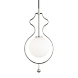 Abigail Pendant by Mitzi, Finish: Nickel Polished, , | Casa Di Luce Lighting