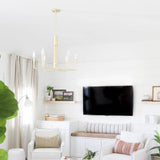 Brigitte Chandelier by Mitzi, Finish: Brass Aged, Old Bronze-Mitzi, Nickel Polished, Number of Lights: 6, 10, | Casa Di Luce Lighting