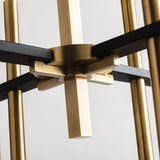 Colette Chandelier by Mitzi, Finish: Aged Brass/Black-Mitzi, Polished Nickel/Black-Mitzi, , | Casa Di Luce Lighting