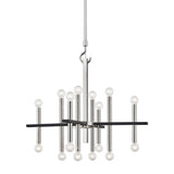 Colette Chandelier by Mitzi, Finish: Aged Brass/Black-Mitzi, Polished Nickel/Black-Mitzi, , | Casa Di Luce Lighting