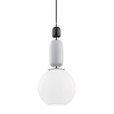 Camila Pendant by Mitzi, Finish: Brass Aged, Nickel Polished, , | Casa Di Luce Lighting